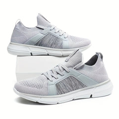 Men's Breathable Running Sneakers Shock Absorption Shoes
