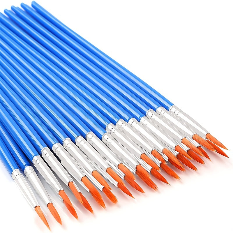 10pcs Painting Brushes For Handcraft Arts And Craft