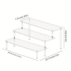 Acrylic Display Stand Perfume Organizer Transparent Mini Toy Rack