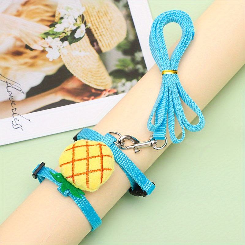 Cartoon Fruit Rabbit Chest Strap Pet Traction Rope