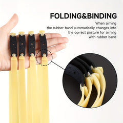 10pcs 2mm Slingshot Elastic Replacement Bands for Shooting Games
