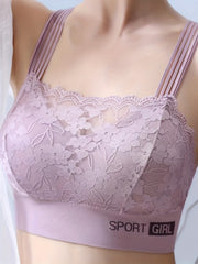 Lace Wireless Bra Breathable Trim Lingerie