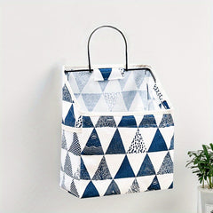 Bedroom Storage Hanging Bag Wall Fabric Desktop Linen Storage Bag