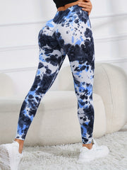 Tie Dye Yoga Workout Tight Pants Butt Lifting Fitness Leggings