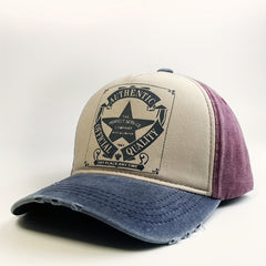 Unisex Adjustable Baseball Cap With Pentagram Embroidery