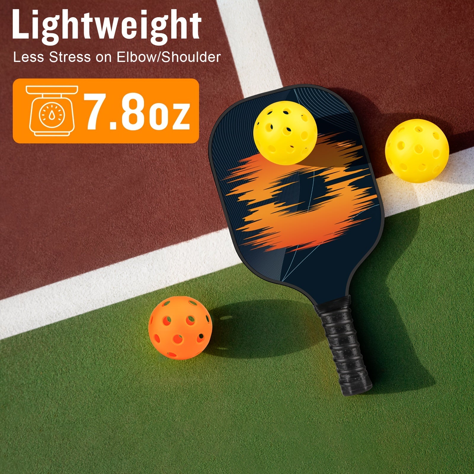 USAPA Approved Fiberglass Pickleball Paddle Set With Balls And Bag