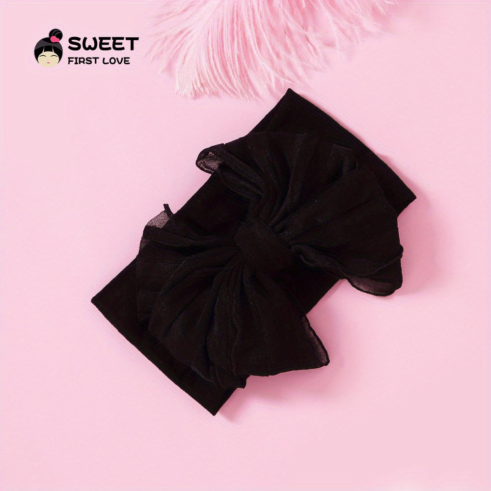 Soft Nylon Elastic Headband for Baby Girl