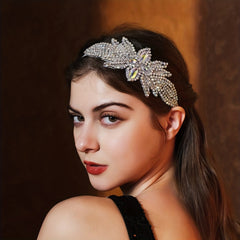Elastic Rhinestone Headband for Women