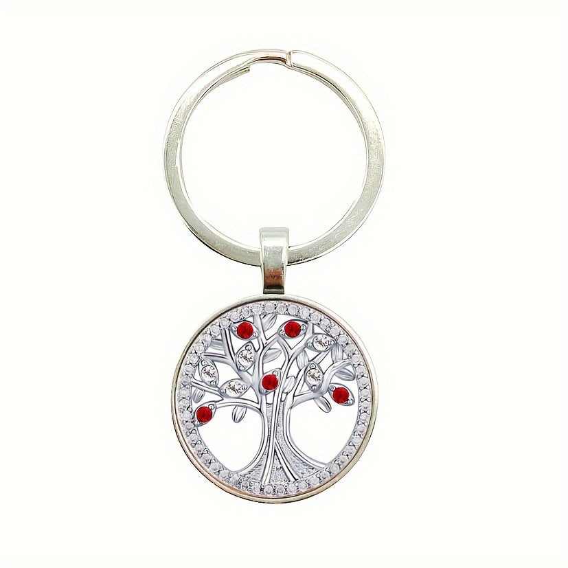 Tree Of Life Keychain Pendant for Car Keys Backpacks Wallets