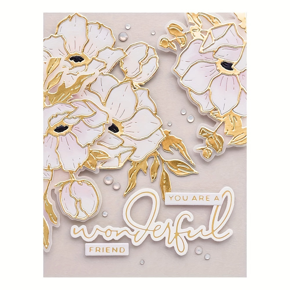 Metal Cutting Dies Flower Stencils Leaves Fall DIY Craft Decoration
