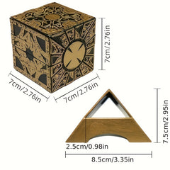 Lock Puzzle Box Detachable Cube Changeable Full Function Model Decoration