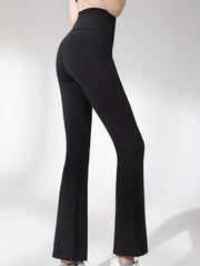 Women's Bootcut Solid Yoga Fitness Running Pants