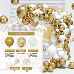 Golden Balloon Set Latex Balloon Set Balloon Party Decorations