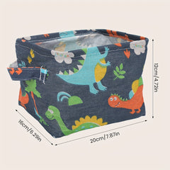 Mini Foldable Clothes Storage Bag Desktop Organizer with Animal Patterns