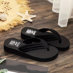 Women's Platform Flip Flops Casual Clip Toe Summer Beach Shoes