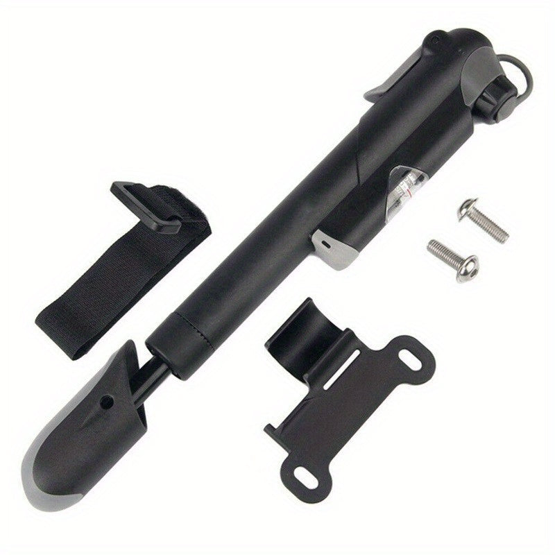 Portable Bicycle Frame Pump with Intelligent Valve and Ball Pump Needle
