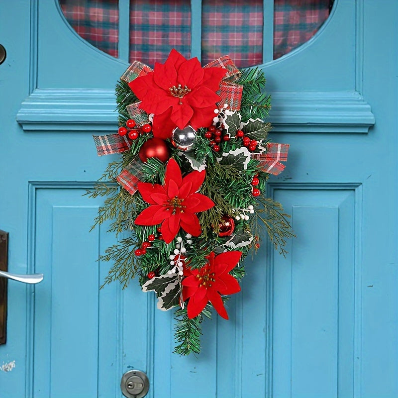 Christmas Flower Hanging Decoration For Wall And Door
