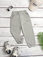Toddler Boys Cotton Sweatshirt Jogger Pants