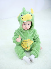 Baby Animal Shape Hooded Jumpsuit