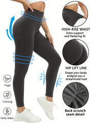 Yoga Workout Pants Running Leggings Butt Lifting Activewear