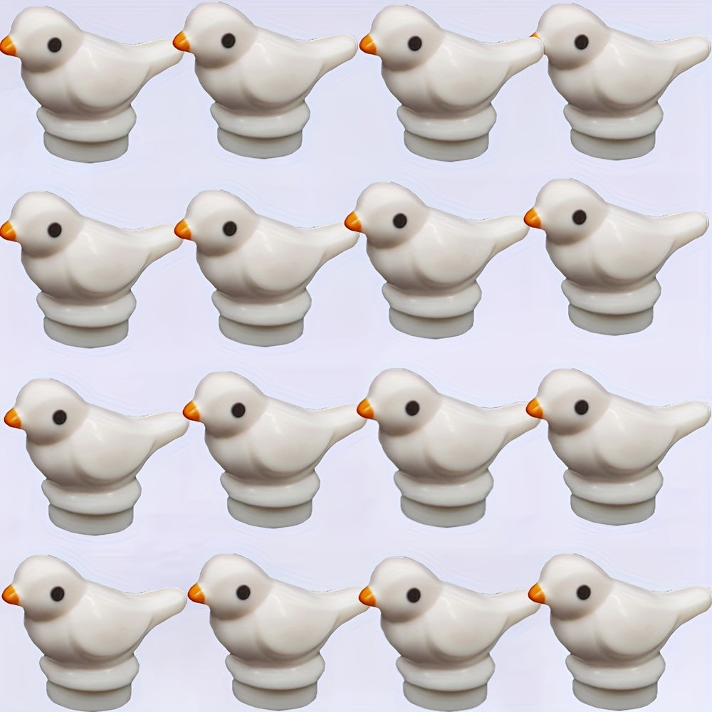 16pcs Mini Bird Sparrow Building Block Set DIY Animal Park Decoration Gift