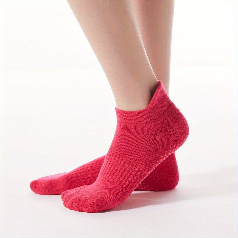 Breathable Anti Slip Yoga Socks with Cross Straps