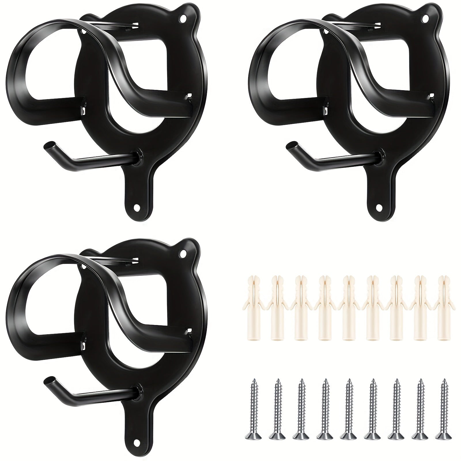 Wall Mount Horse Bridle Rack with Tubes and Screw