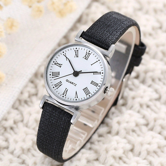 Kids Round Pointer Quartz Watch Gift