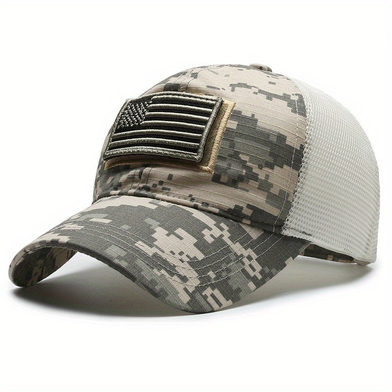 Unisex Camouflage Embroidered Baseball Cap Sunshade