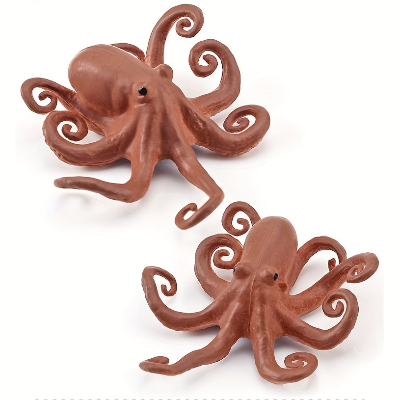 Ocean Life Model Set - Whales and Octopus Desktop Decorations