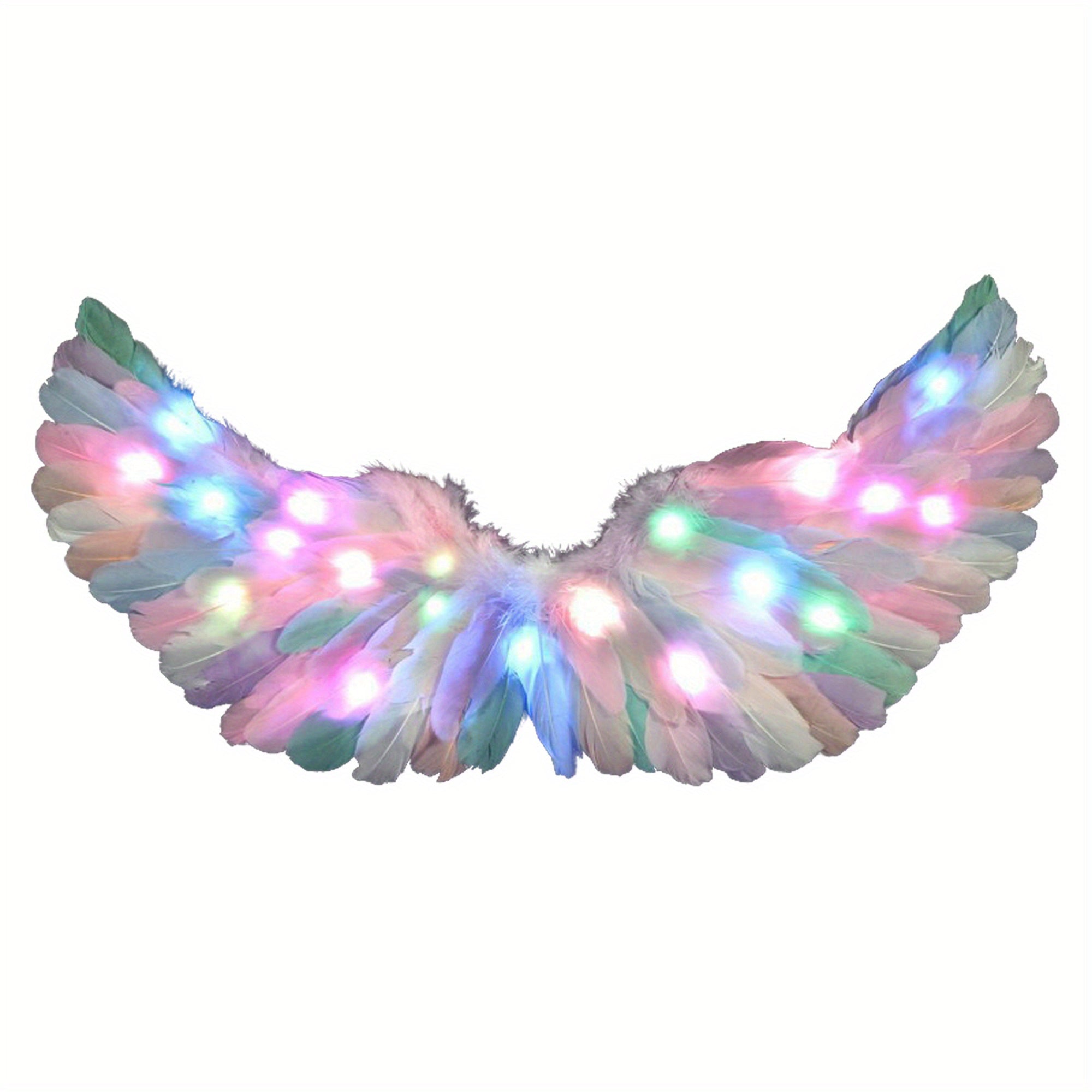 Light Up Feather Wings Fairy Wings Halloween Costume