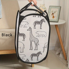 Cartoon Giraffe Laundry Basket Pop up Laundry Hamper With Handles