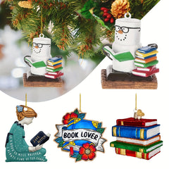 Christmas Tree Decorations Acrylic Hanging Ornaments for Home Holiday Decor