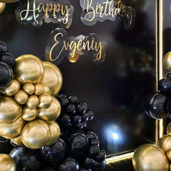 142pcs Golden Balloon Garland Arch Kit for Birthday Wedding Party