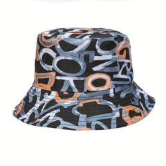 Reversible Bucket Hat Lightweight Sunscreen Fisherman Cap