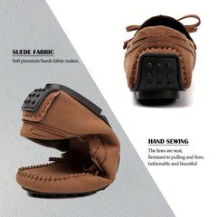 Men's Moccasins Slippers House Shoes Indoor Outdoor Slip on Shoes