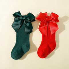 Baby Girls Kids Bowknot Crew Socks Cute Stockings