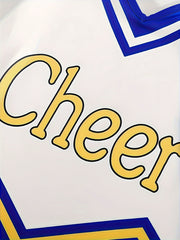 V Neck Cheerleading Dress for Girls