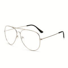 Men's Transparent Copper AC Frame Pilot Glasses