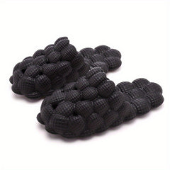 Men's Massage Bubble Slides Non-Slip Spa Slippers