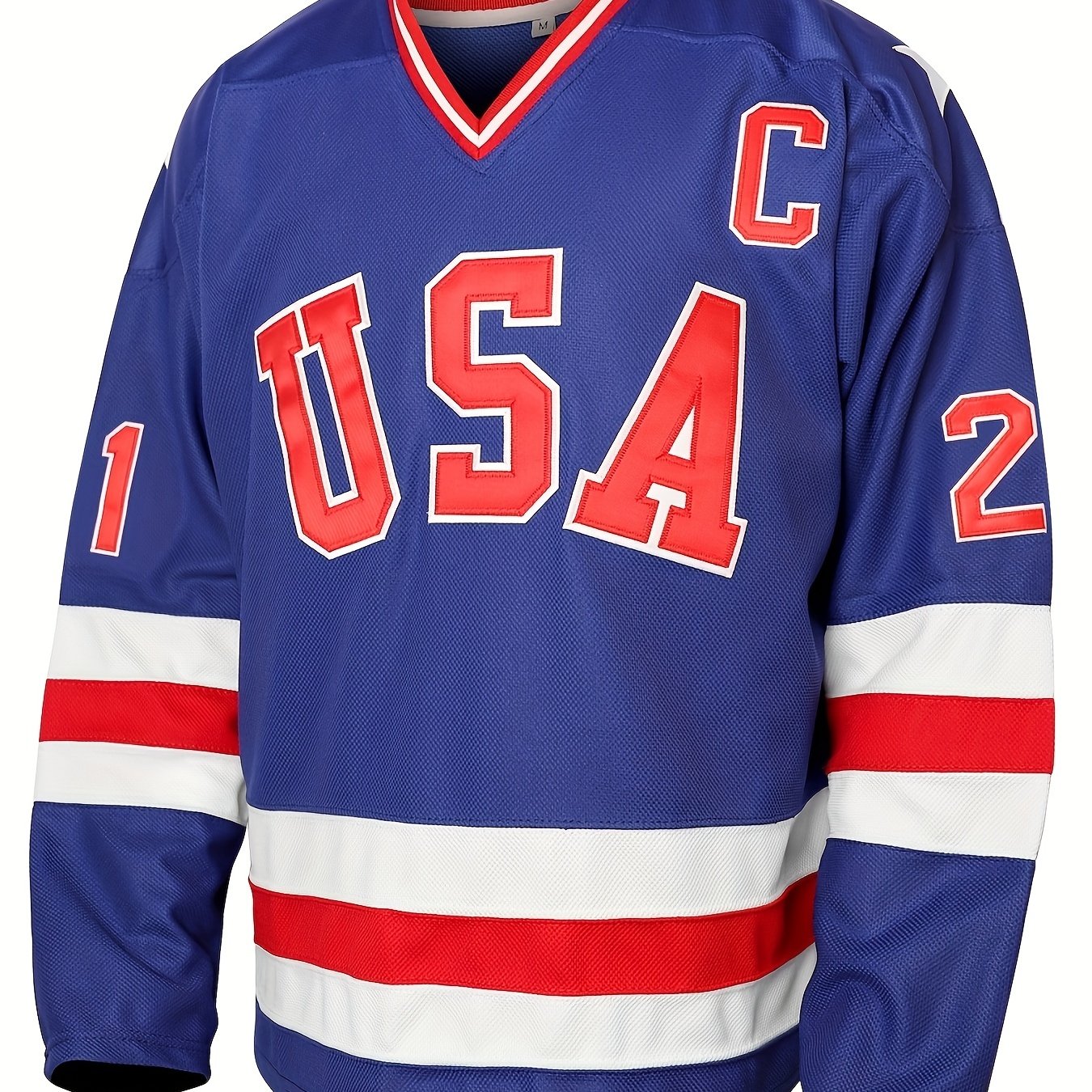 Men's Ice Hockey Jersey V Neck Embroidered Sports Clothing