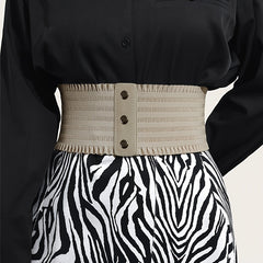 Women's Stretchy Dress Belts Elastic Corset Waistband