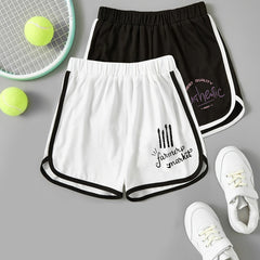 2pcs Toddler Girls Casual Shorts Kids Summer Bottoms