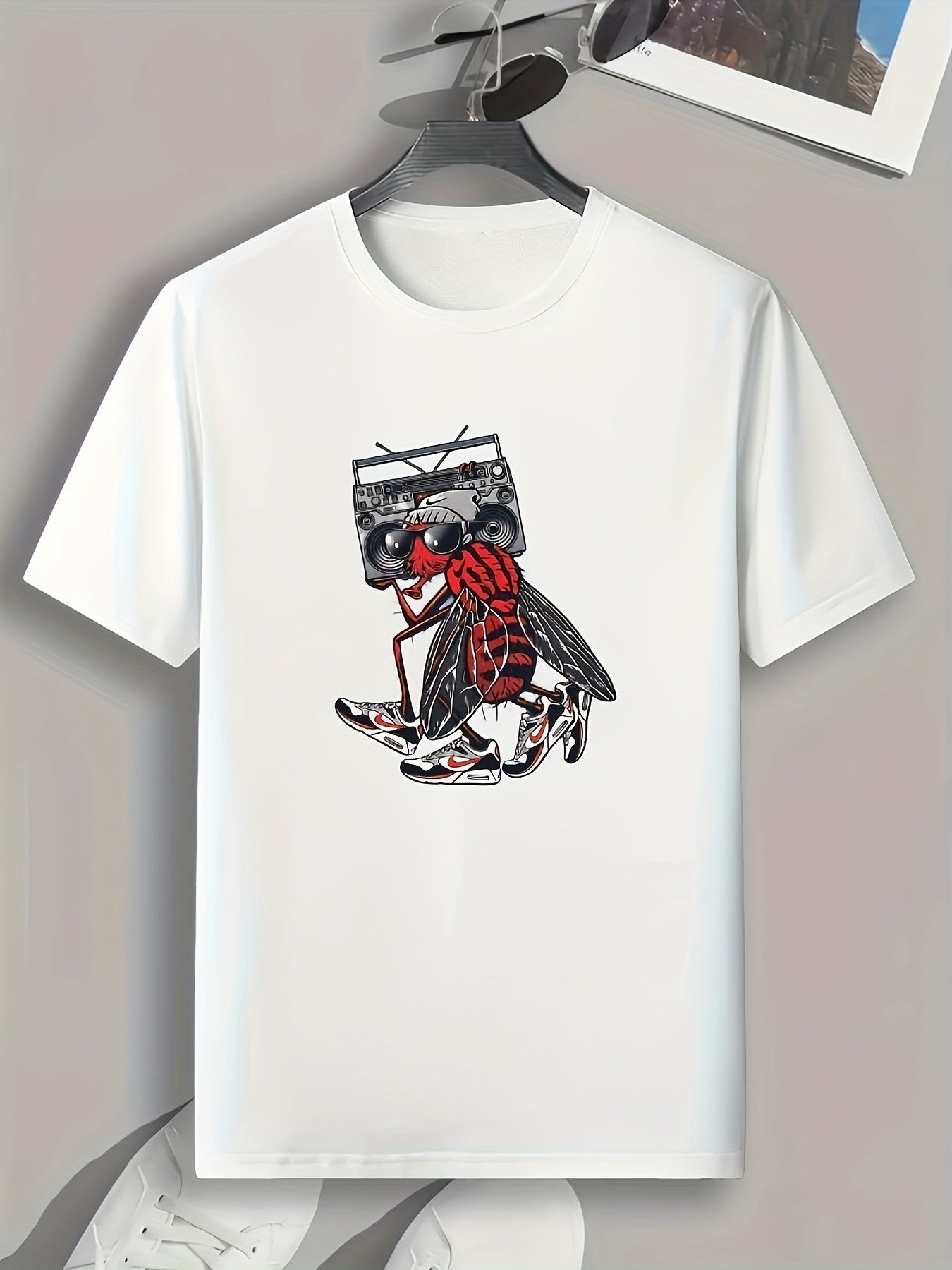Skateboarding Print Men's Graphic T shirt Casual Summer Tee