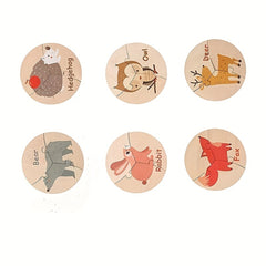 Wooden Vegetable Animal Puzzle for Baby