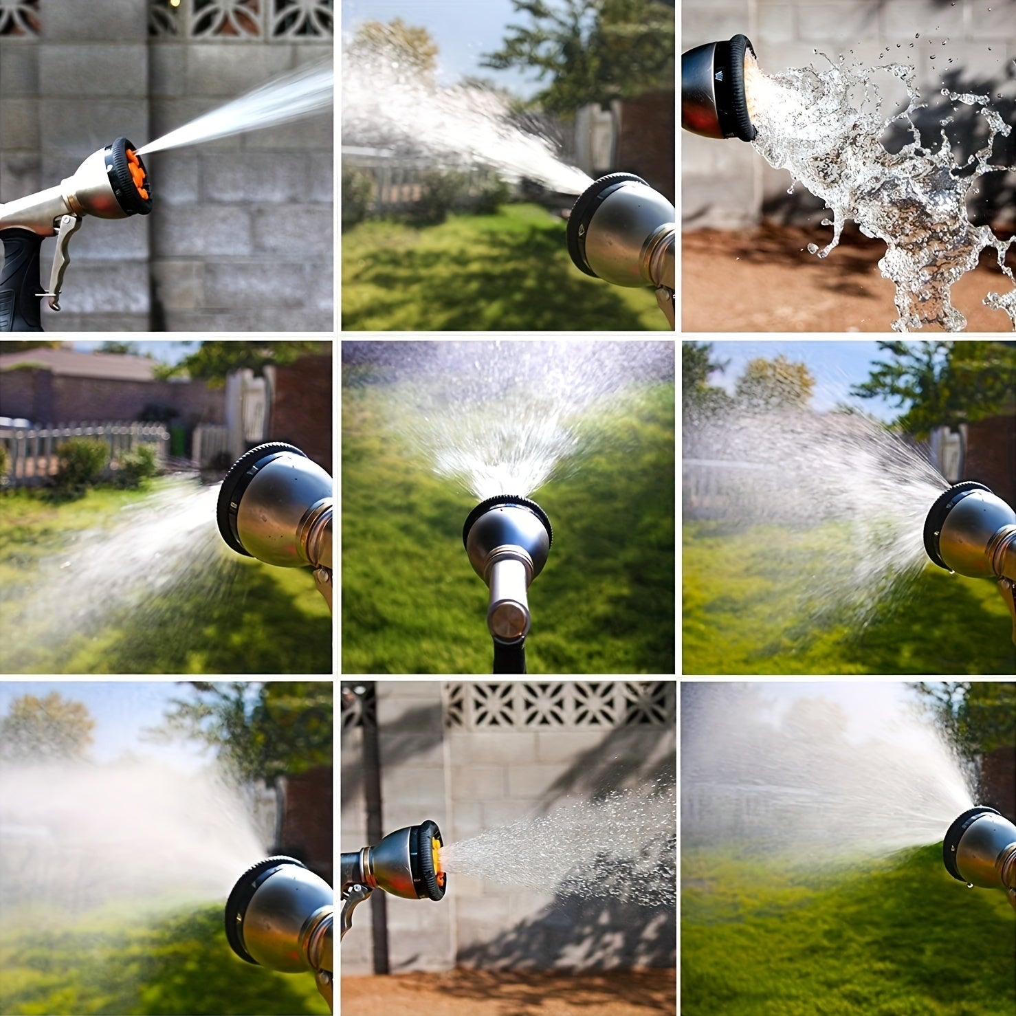 Heavy Duty Garden Hose Nozzle Water Sprayer