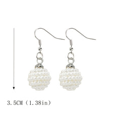 Faux Pearl Drop Earrings Jewelry Gift For Girls