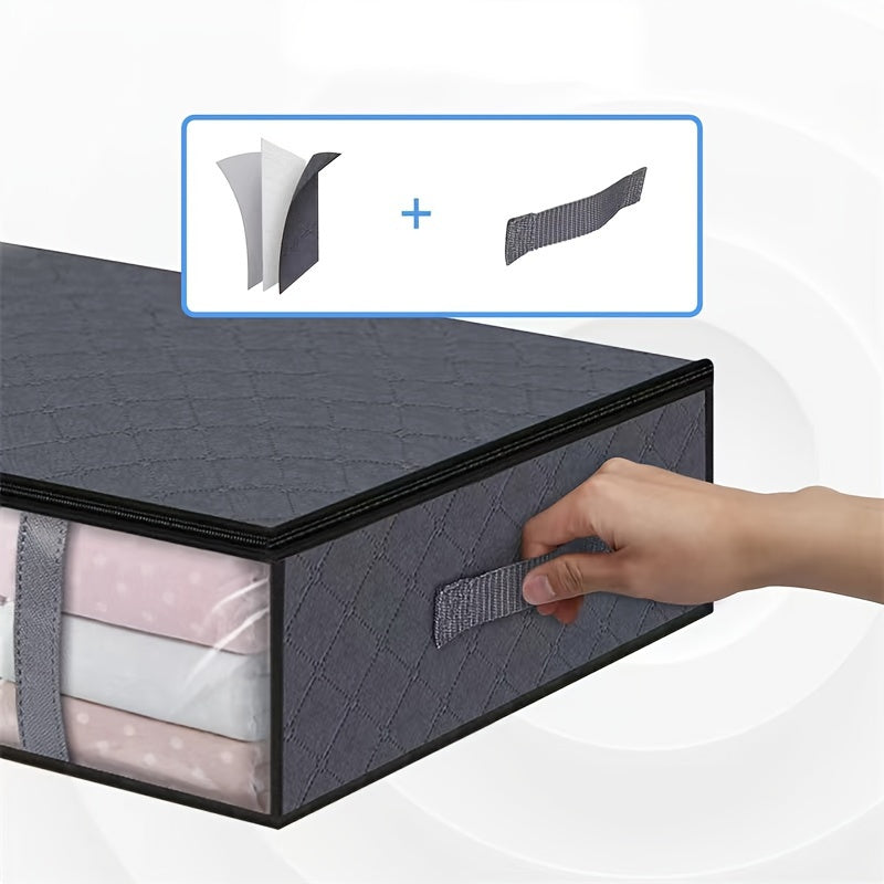 Large Storage Bag w/ Handles & Visible Window Under Bed Reusable Box