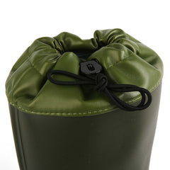 Waterproof PVC Flat Rain Boots Lightweight Comfortable Drawstring Shoes