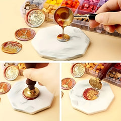 200pcs Wax Beads Seal Stamp Beads Multicolor DIY Seal